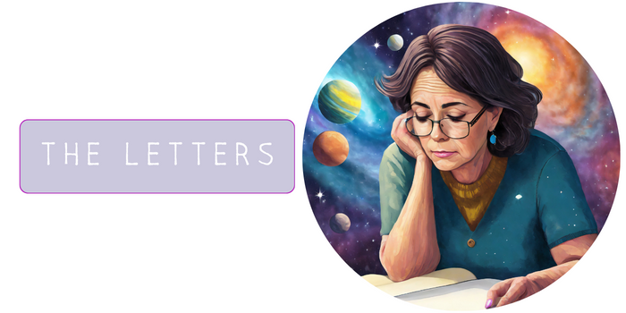 The text of the letters is below typed out for those who need bigger font, like me.